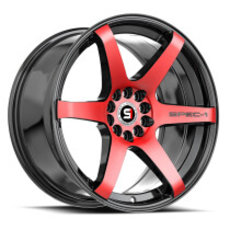 Spec-1 SPT-32 Gloss Black & Red Machined