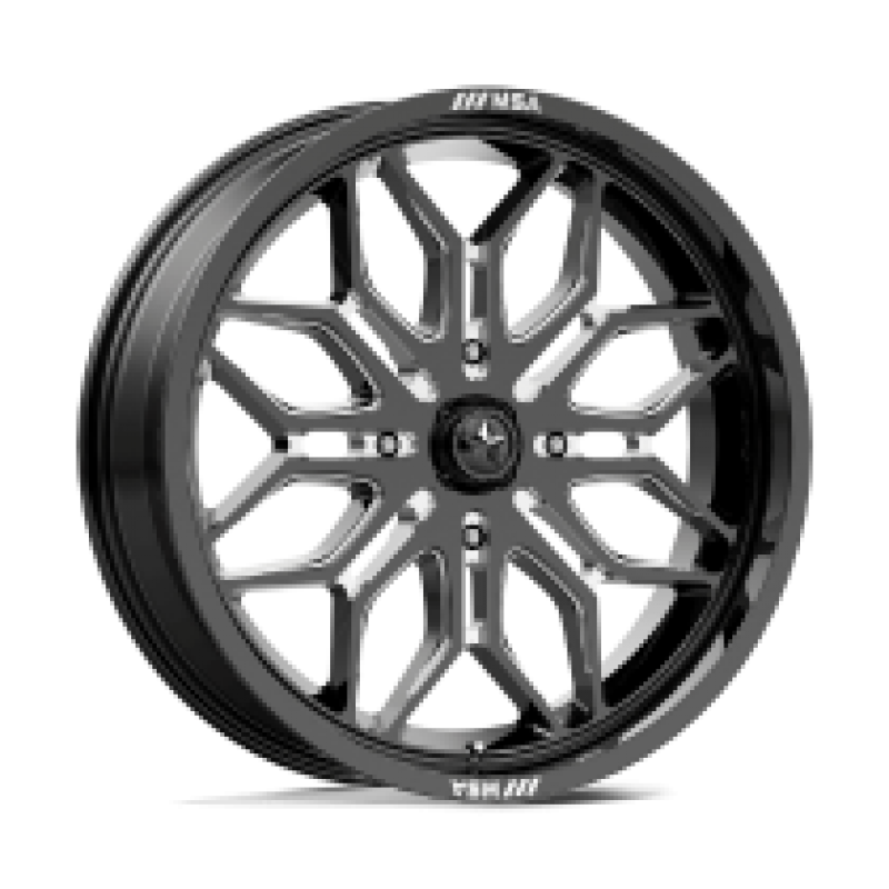 MSA Offroad Wheels M47 SNIPER UTV GLOSS BLACK MILLED