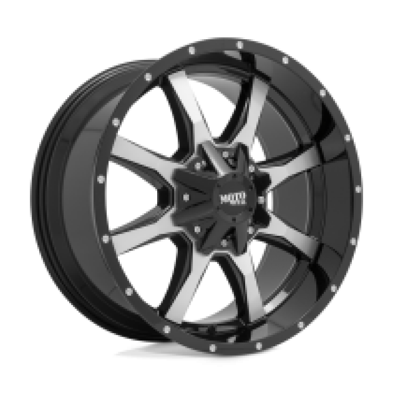 Moto Metal MO970 GLOSS BLACK W/ MACHINED FACE