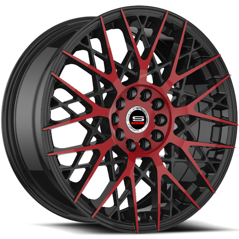 Spec-1 SP-53 Gloss Black & Red Machined