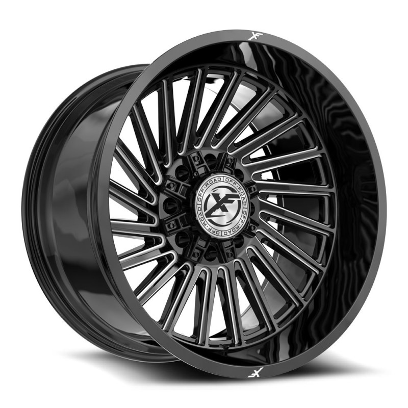XF Off-Road XF-239 Gloss Black & Milled