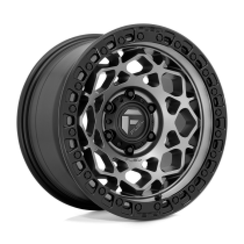 FUEL D784 UNIT GUNMETAL W/ MATTE BLACK RING