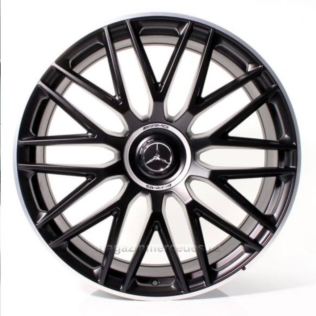 Кованые диски OEM Style Forged GLS63 AMG Style Matte Black with Machined  Stripe 5x112 22R 10 66.5 45