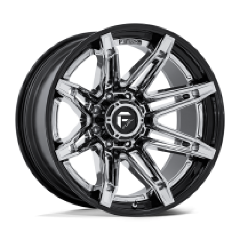 FUEL FC401 BRAWL CHROME W/ GLOSS BLACK LIP