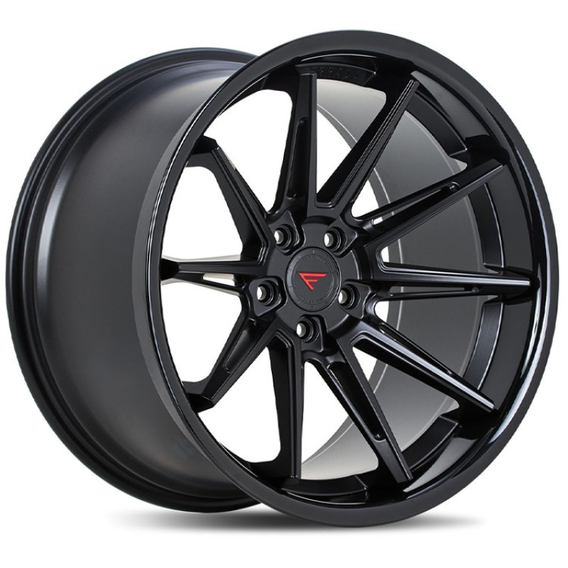 Ferrada CM2 Matte Black/Gloss Black Lip