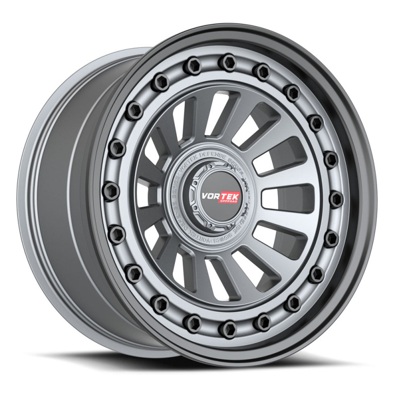 Vortek VRD-702 Matte GunMetal With Black Bolts & Lip