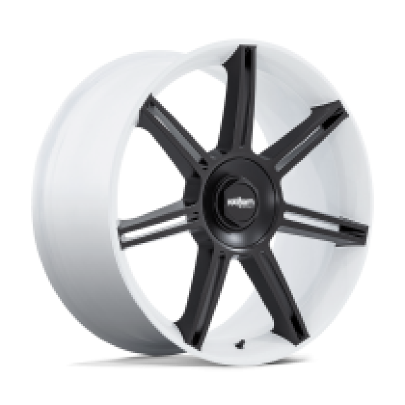ROTIFORM FRA GLOSS WHITE W/ M-BLACK SPOKES