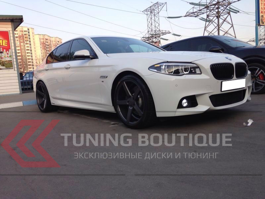 BMW 5 Series на 20" дисках Vossen CV3 Matte Graphite фото 1