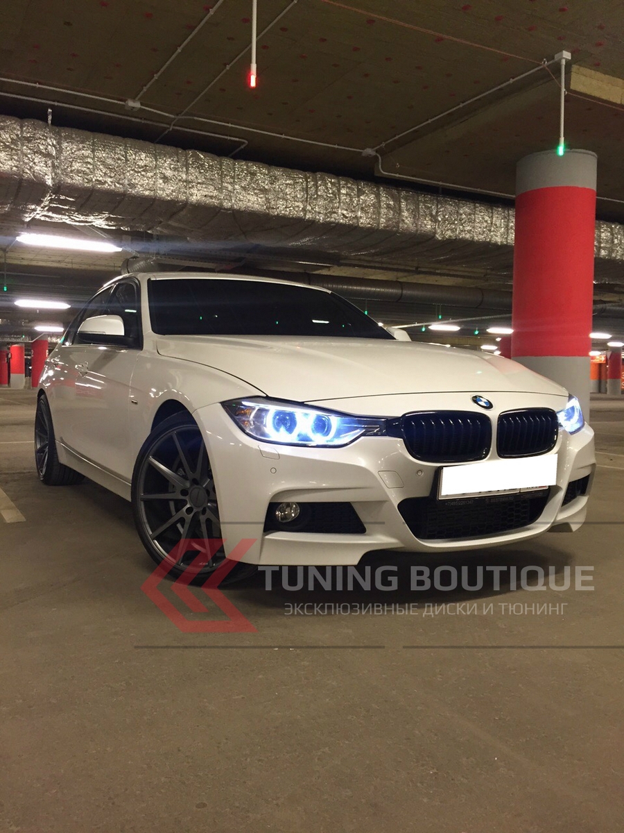 BMW 3 Series на 19" дисках Vossen VFS1 Matte Graphite фото 1