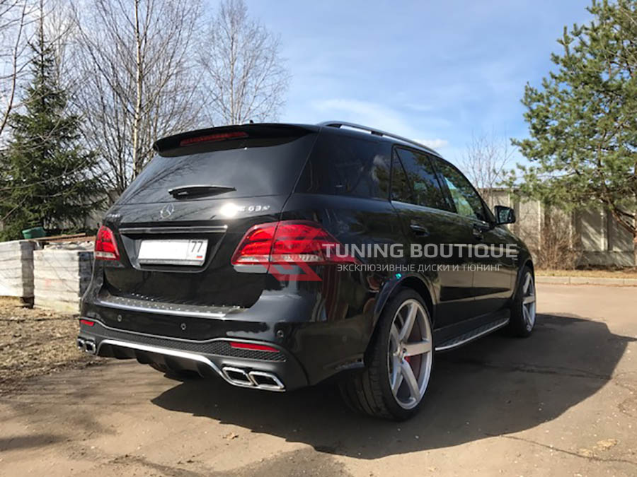 Mercedes GLE на 22" дисках Vossen CV3-R Gloss Silver  фото 3