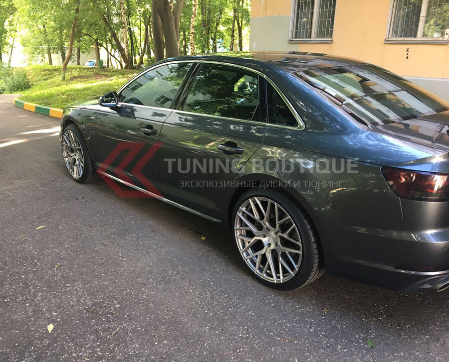 Audi A4 на 20" дисках Rohana RFX10 Brushed Titanium фото 3