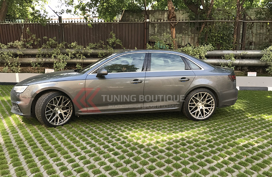 Audi A4 на 20" дисках Rohana RFX10 Brushed Titanium фото 2