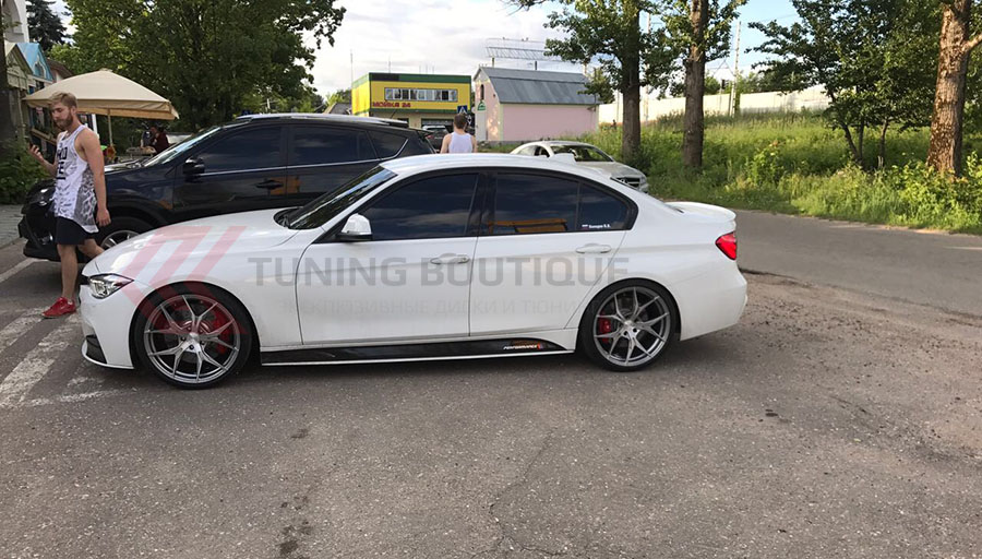 BMW 3 Series на 20" дисках Rohana RFX5 Brushed Titanium фото 1