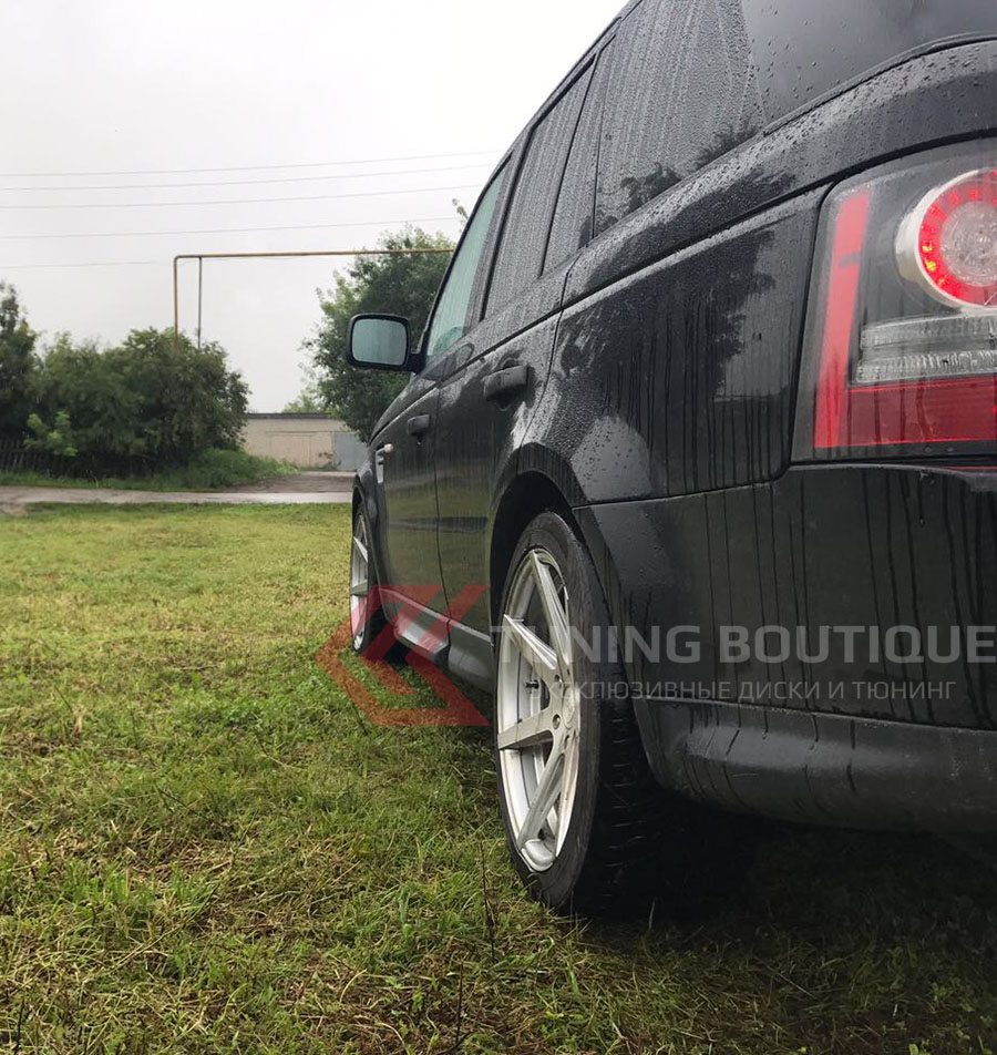 Land Rover Range Rover Sport на 20" дисках Rohana RC7 Silver Polished фото 2