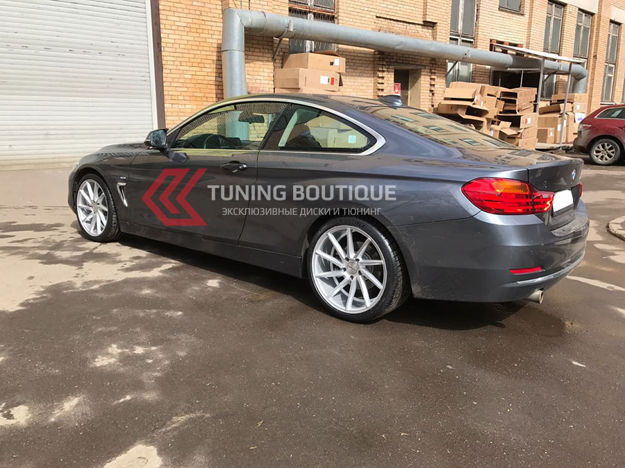 BMW 4 Series и 19" диски Vossen CVT Silver Metallic фото 1