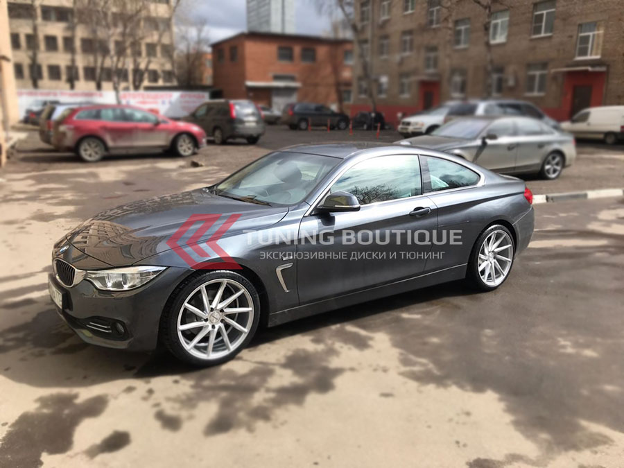 BMW 4 Series на 19" дисках Vossen CVT Silver Metallic фото 1