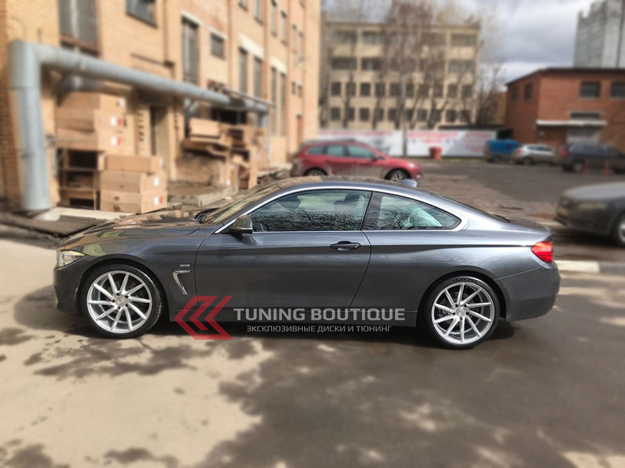 BMW 4 Series и 19" диски Vossen CVT Silver Metallic фото 1