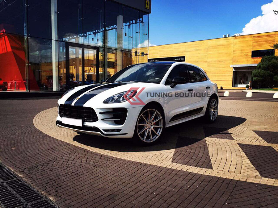 Porsche Macan на 21" дисках Niche Essen Silver фото 1