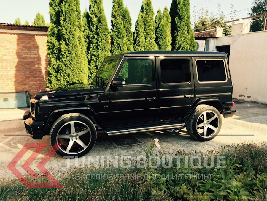 Mercedes G class на 22" дисках Concavo CW-5 фото 1
