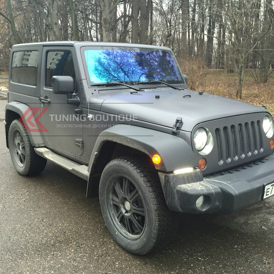 Jeep Wrangler на 20" дисках Black Rhino  фото 1