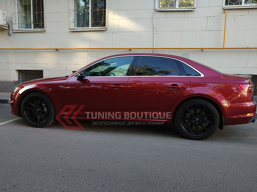 Audi A4 на 19" дисках Rohana RC10 Matte Black фото 3