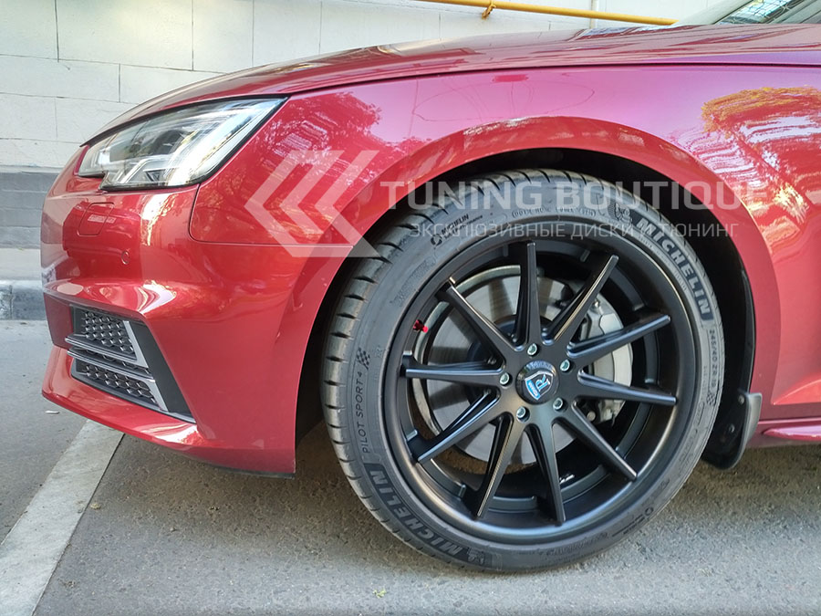 Audi A4 на 19" дисках Rohana RC10 Matte Black фото 2