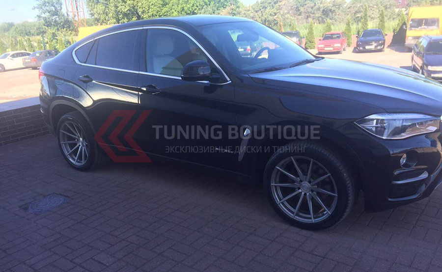 BMW X6 на 20" дисках Rohana RFX1 Brushed Titanium  фото 2