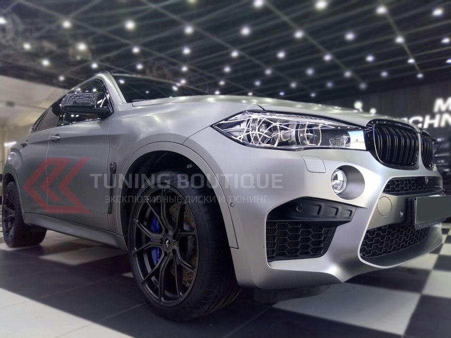 BMW X6M на 21" дисках Vorsteiner V-FF103 Carbon Graphite фото 3