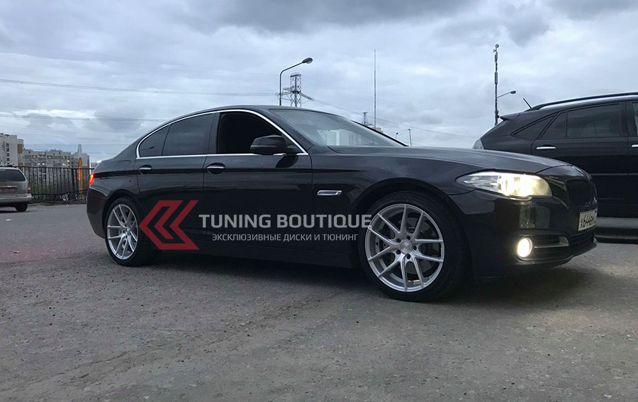 BMW 5 Series на 19" дисках Niche Targa Silver фото 2