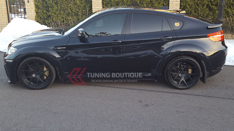 BMW X6M на 20" дисках Rohana RFX5 Matte Black фото 3