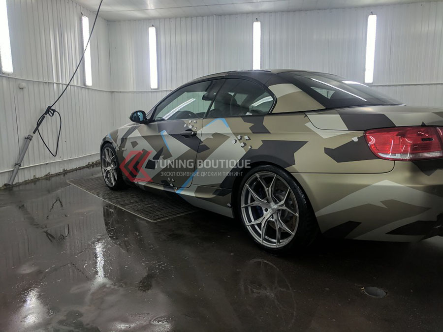 BMW 3 Series на 19" дисках Rohana RFX5 Brushed Titanium фото 3