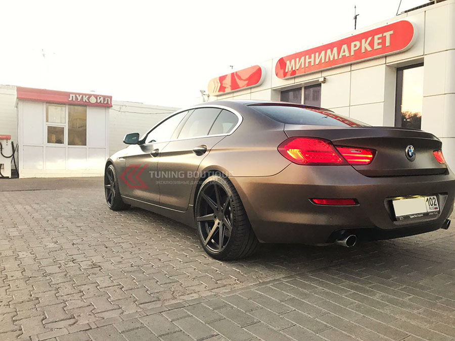BMW 6 Series на 20" дисках Rohana RC7 Matte Graphite  фото 1