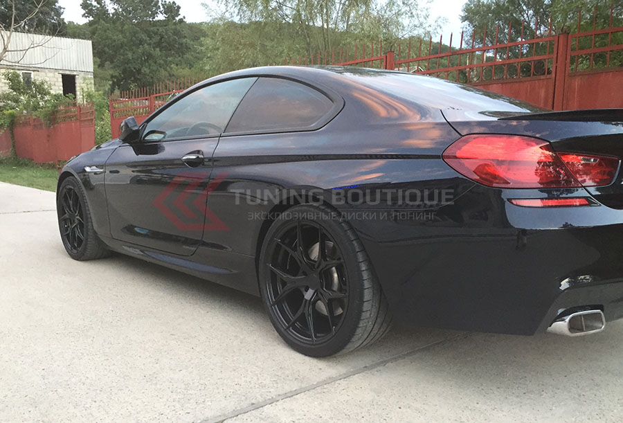 BMW 6 Series и 20" диски Rohana RFX5 Matte Black фото 1