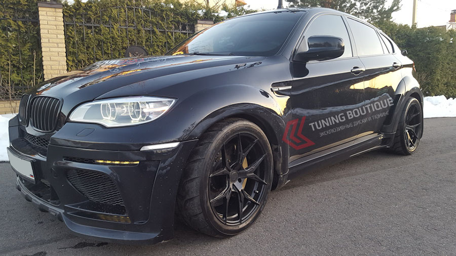 BMW X6M на 20" дисках Rohana RFX5 Matte Black фото 2