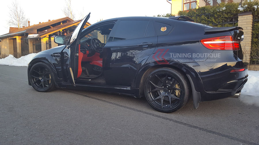 BMW X6M на 20" дисках Rohana RFX5 Matte Black фото 1
