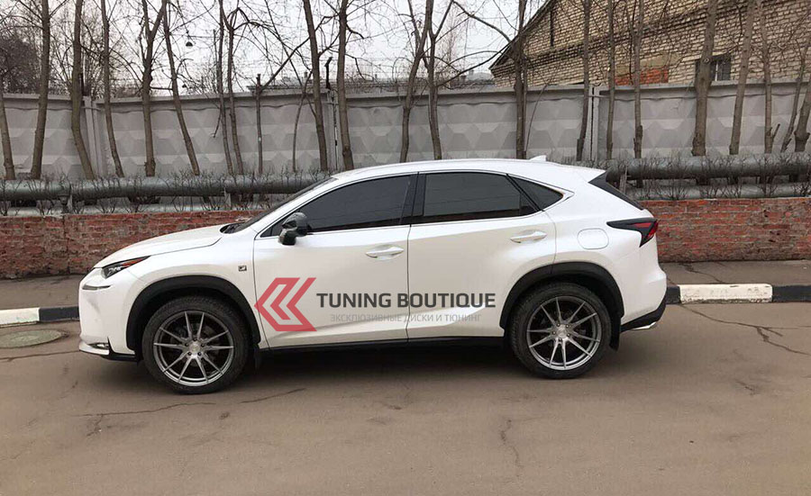 Lexus NX на 20" дисках Rohana RFX2 Brushed Titanium фото 1