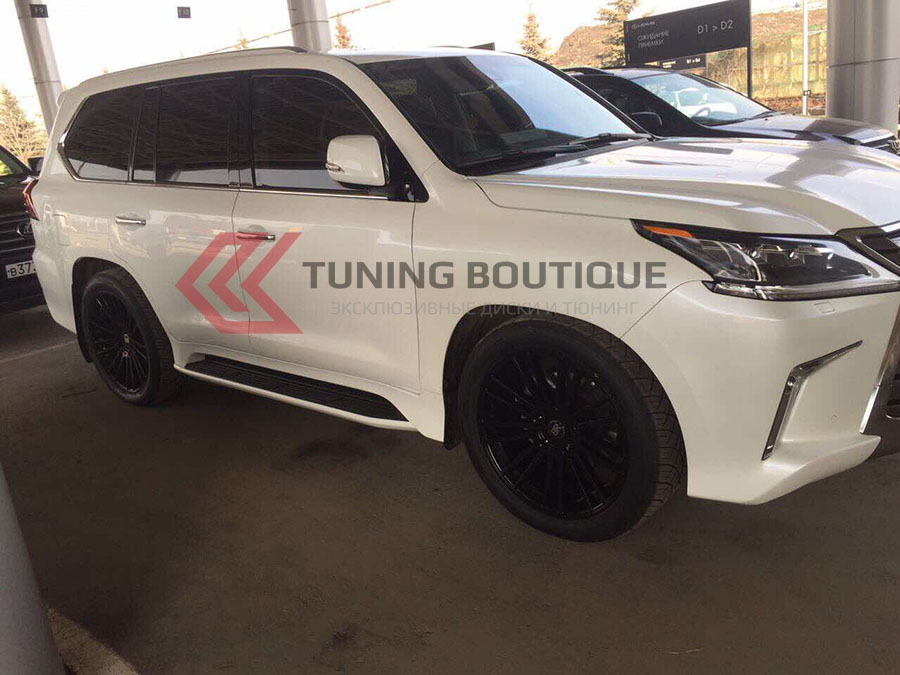 Lexus LX на 22" дисках Black Rhino Kruger Gloss Black фото 4