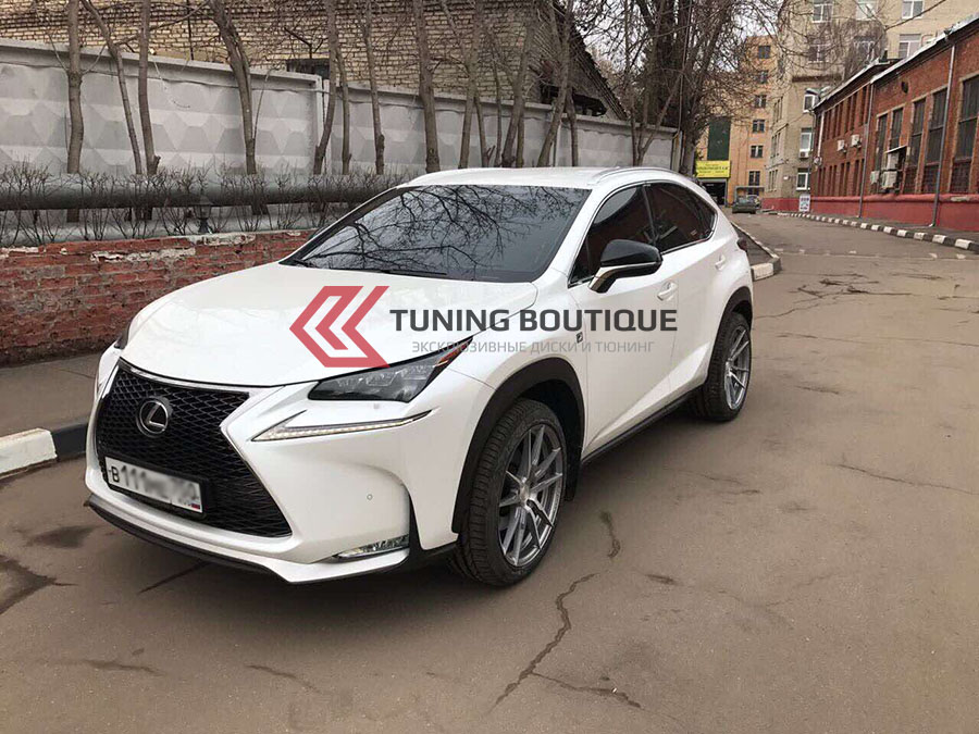 Lexus NX на 20" дисках Rohana RFX2 Brushed Titanium фото 2