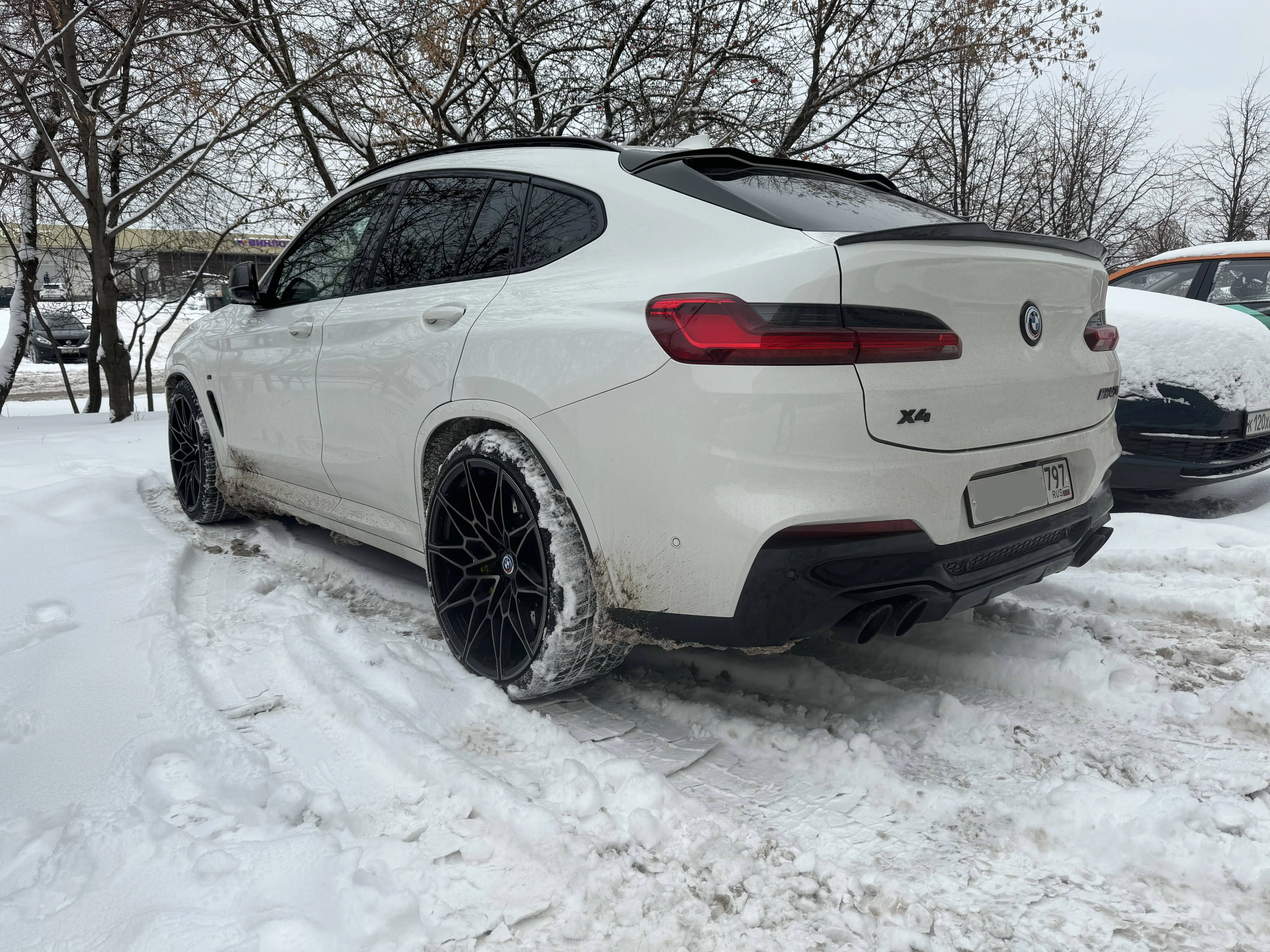 BMW X4 M40i G02 на 22" кованых дисках нашего производства фото 3