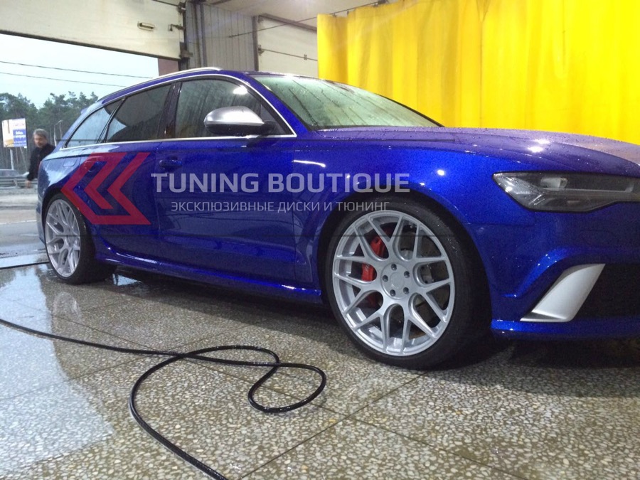 Audi RS6 на 21" дисках Avant Garde M590 Silver фото 1