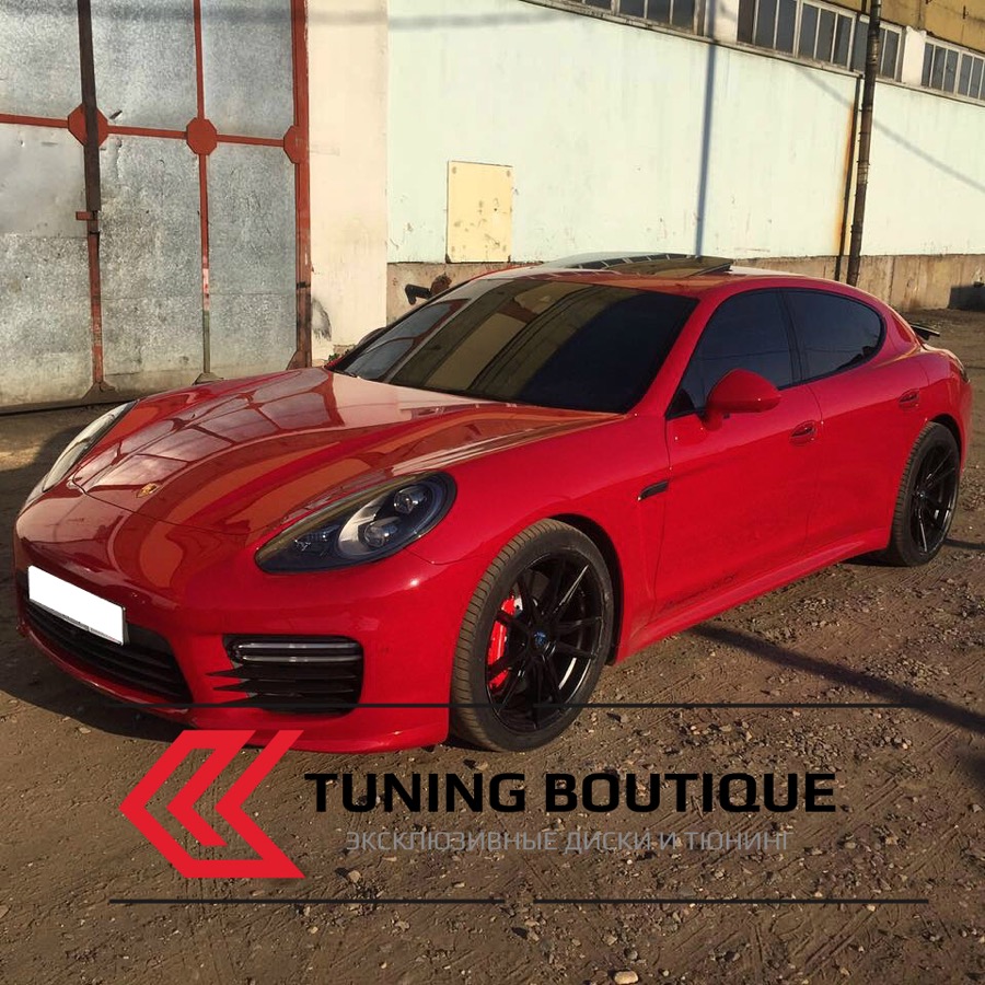 Porsche Panamera на 20" дисках Rohana RFX1 Matte Black фото 1