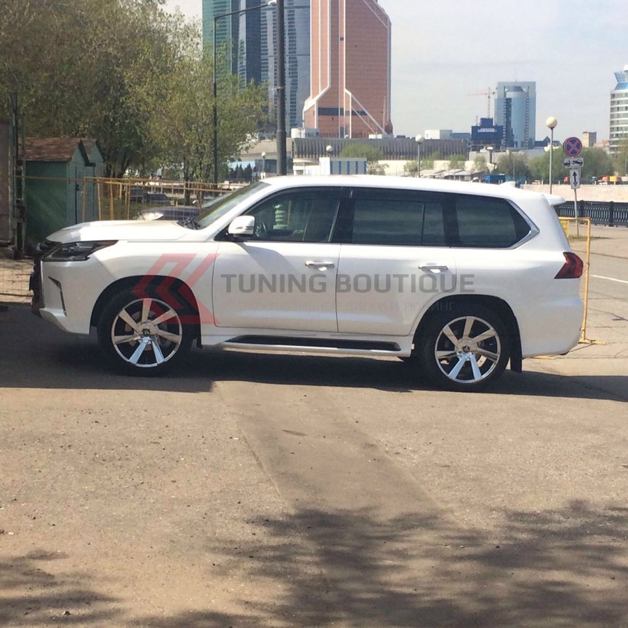 Lexus LX на 22" дисках DUB Directa Chrome фото 1