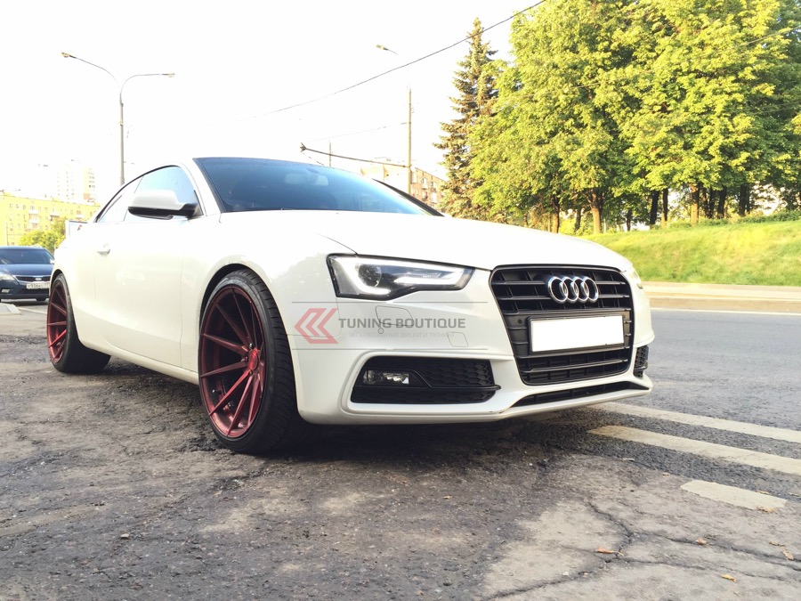 Audi A5 на 20" дисках Rohana RFX1 Candy Red фото 1