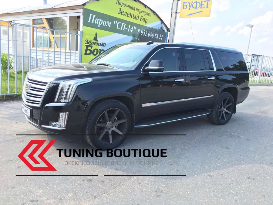 Cadillac Escalade на 24" дисках DUB Future  фото 1