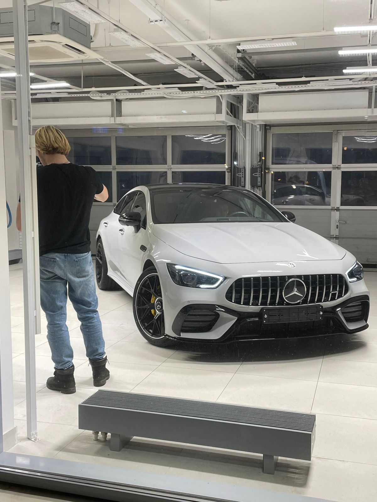 Mercedes AMG GT 4-door на 21" кованых дисках нашего производства фото 2