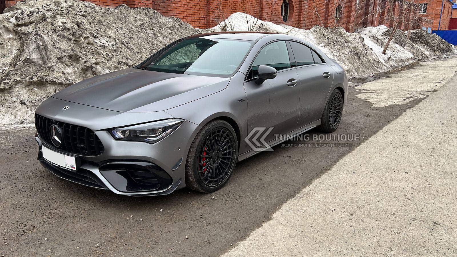 Mercedes-Benz CLA AMG 45 AMG S на 19" кованых дисках нашего производства фото 2