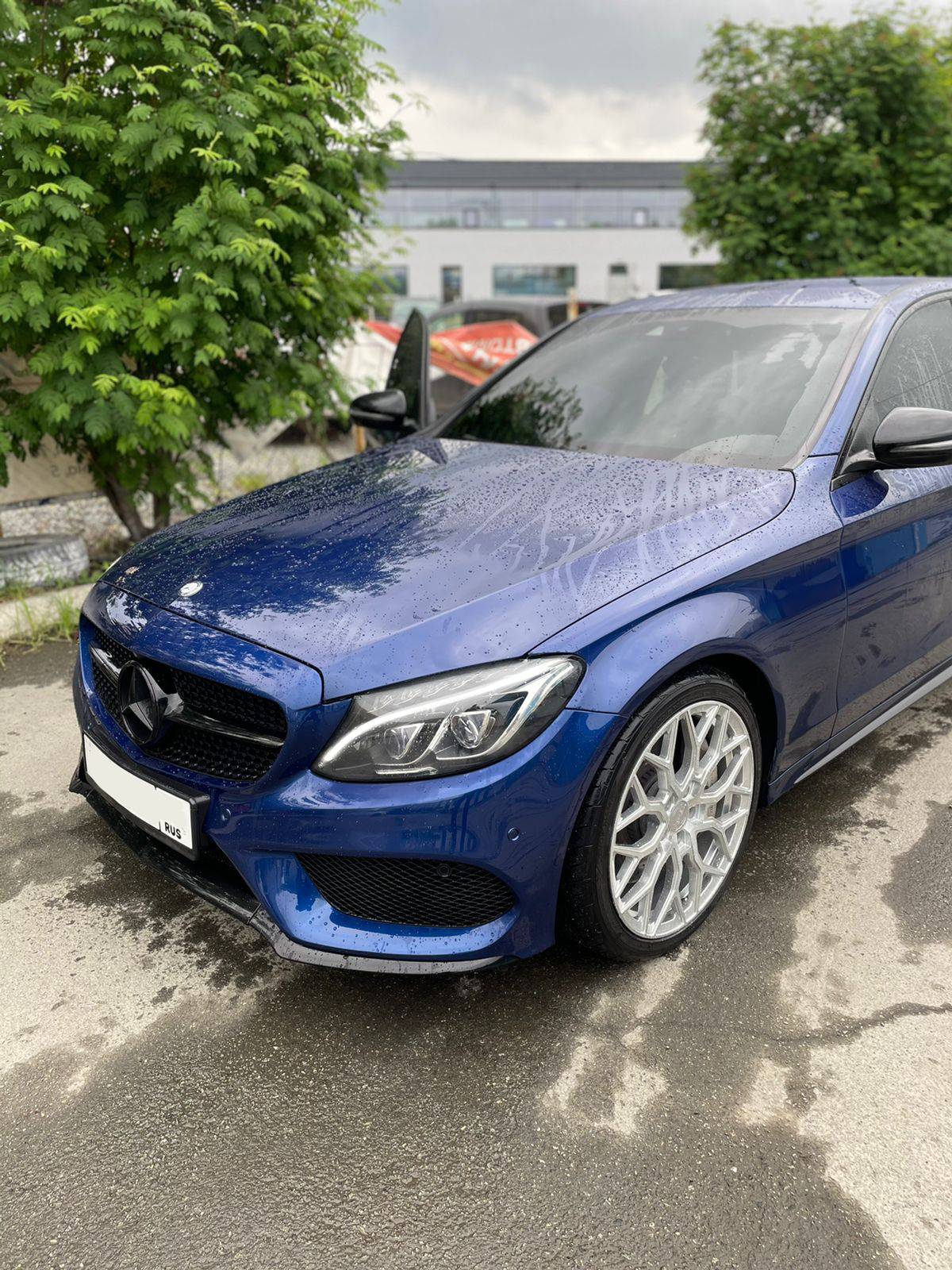 Mercedes С Class на 18" кованых дисках нашего производства фото 3