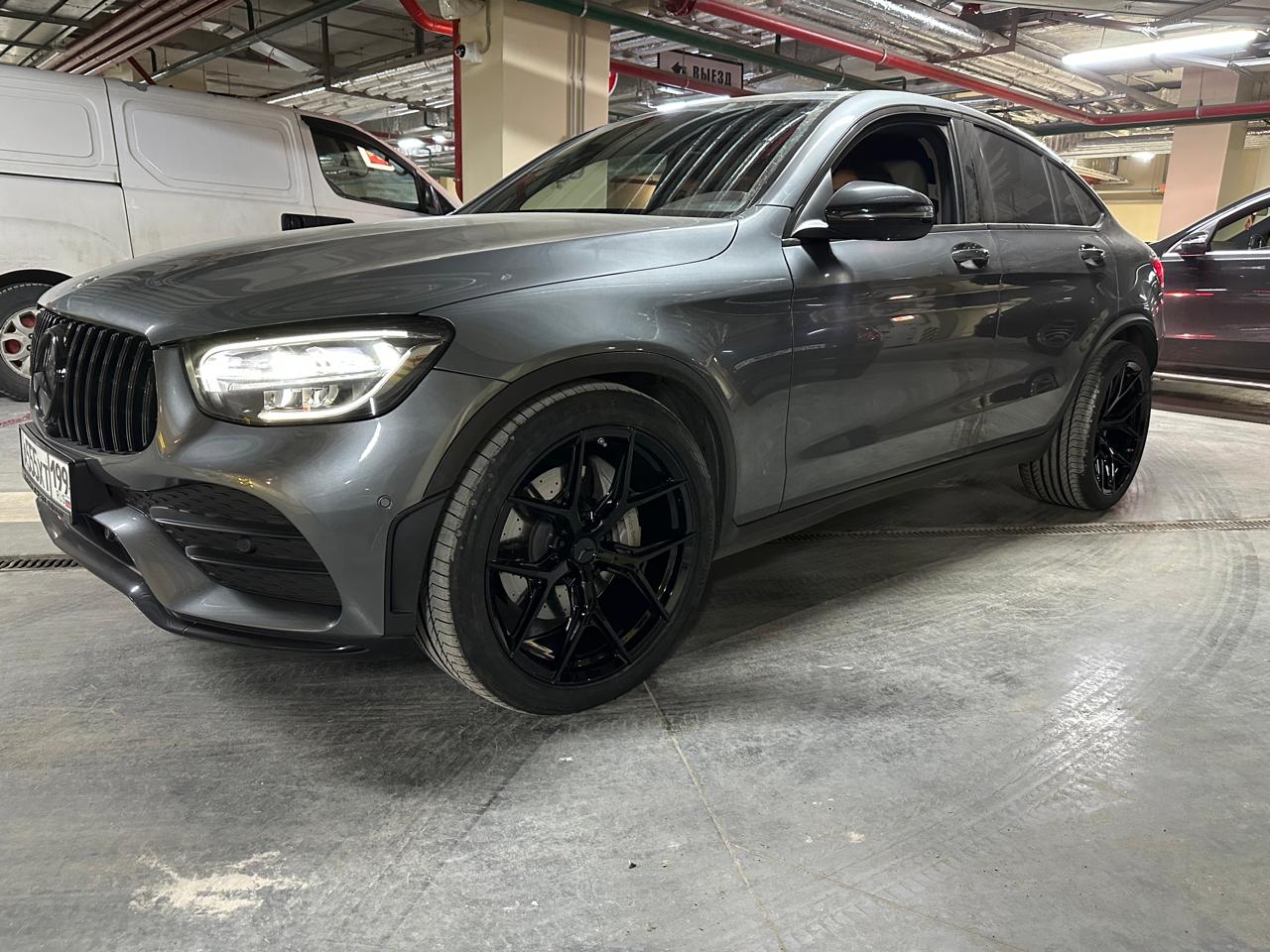 Mercedes GLC Coupe на 21" кованых дисках нашего производства фото 2