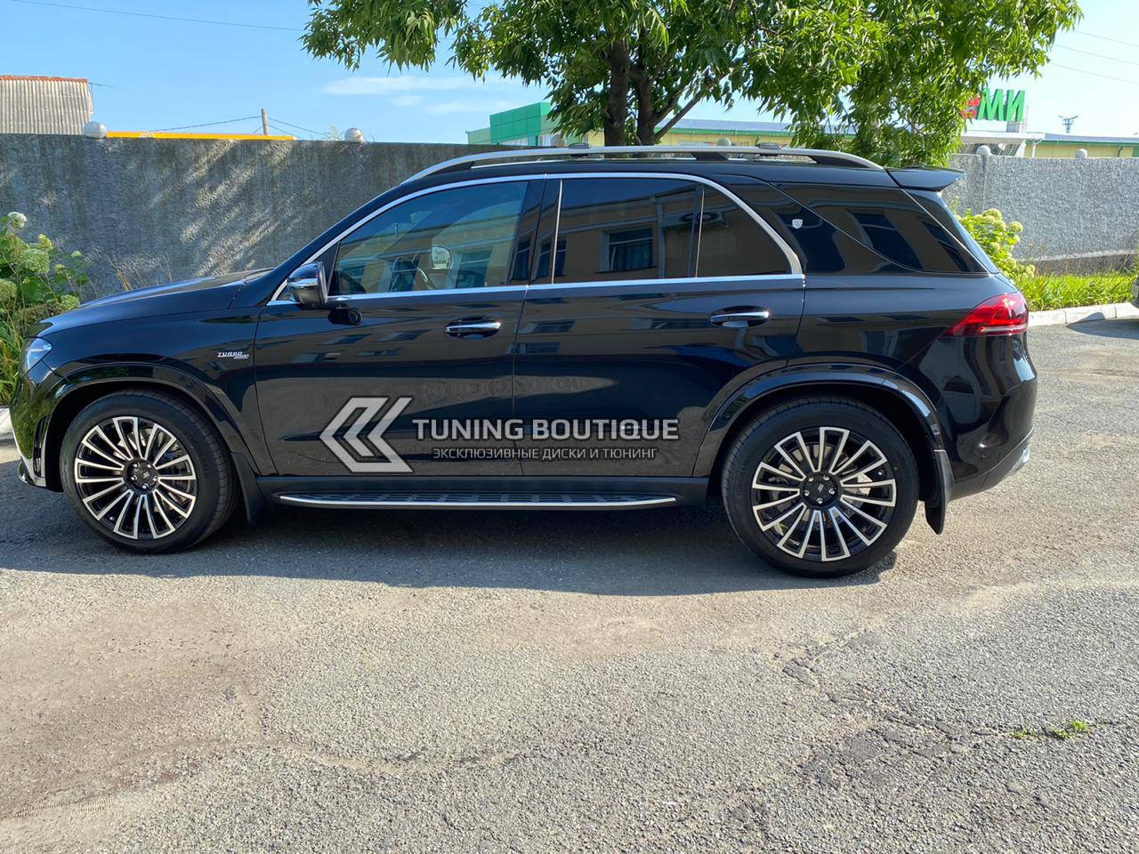 Mercedes GLE Class W167 на 22" кованых дисках BC Forged фото 1