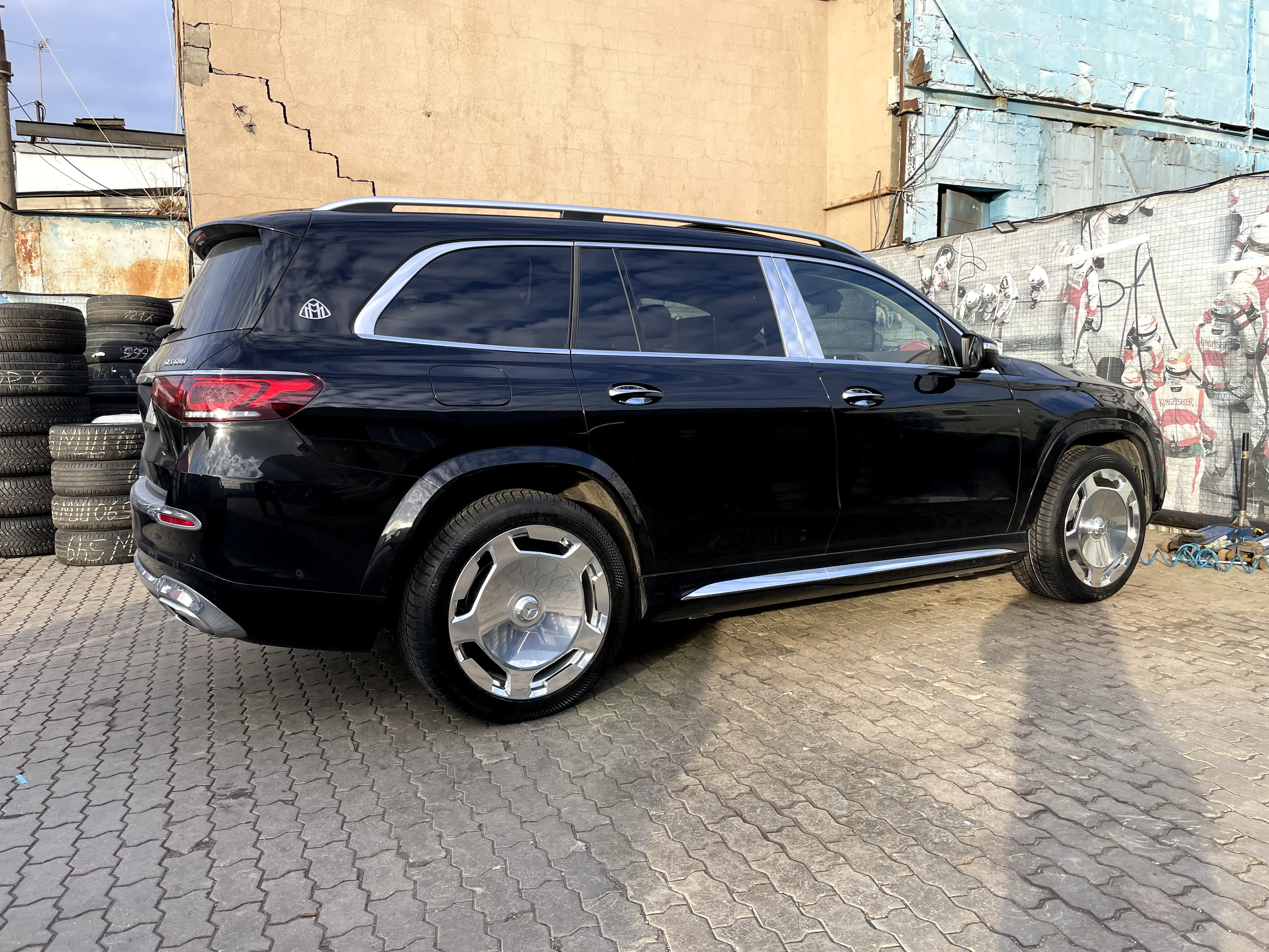 Mercedes-Maybach x167 на 22" кованых дисках нашего производства фото 2
